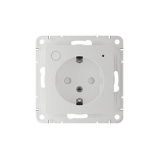 ATLASDESIGN SMART РОЗЕТКА с заземл., со шт., Zigbee, L+N, 16А, мех., БЕЛЫЙ фото 3