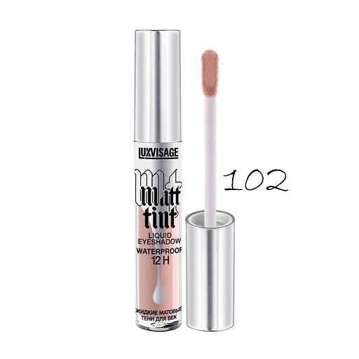 Lux visage matt tint waterproof 12h жидкие матовые тени для век 102 dusty rose фото 1