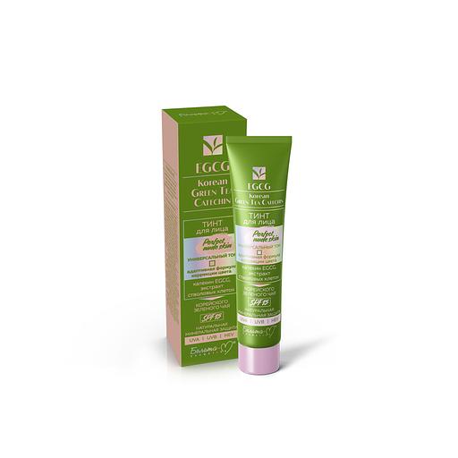 Белита-м тинт для лица perfect nude skin серии «egcg korean green tea catechin» тон (spf15) 30г фото 1