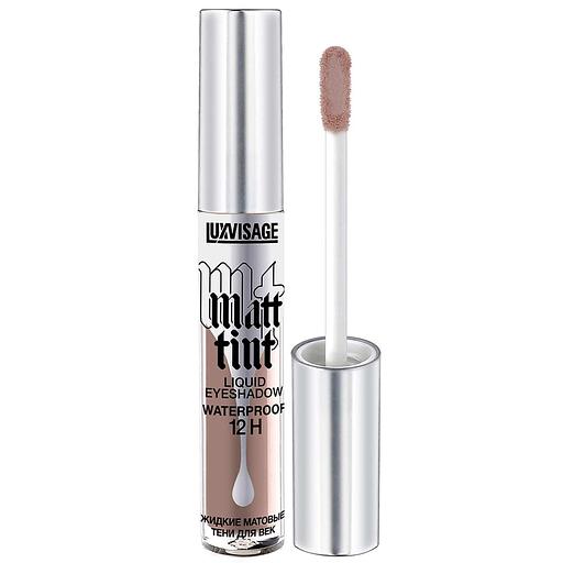 Lux visage жидкие матовые тени для век matt tint waterproof 12h 108 grey taupe фото 1