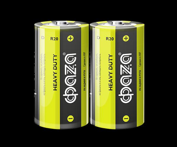 Элемент питания D R20 Heavy Duty Shrink-2 фото 1