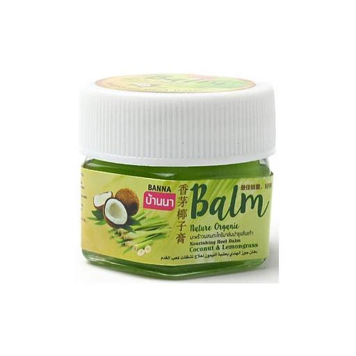 Banna тайланд бальзам для стоп кокос и лемонграсс питающий натюр органик 25 гр фото 1