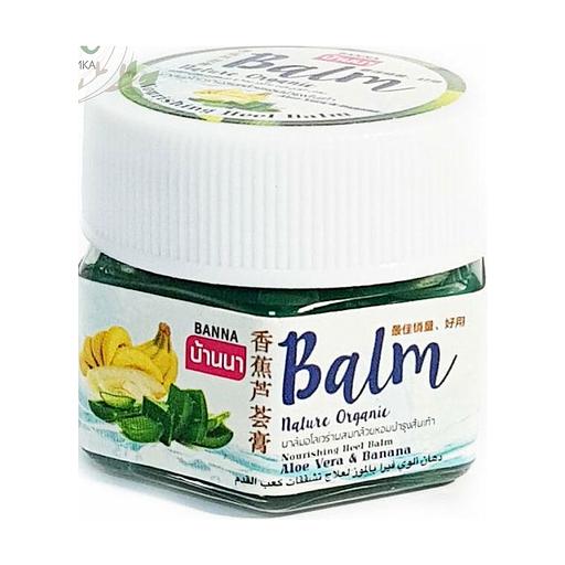 Banna тайланд бальзам для стоп банан и алое вера питающий натюр органик 25 гр фото 1