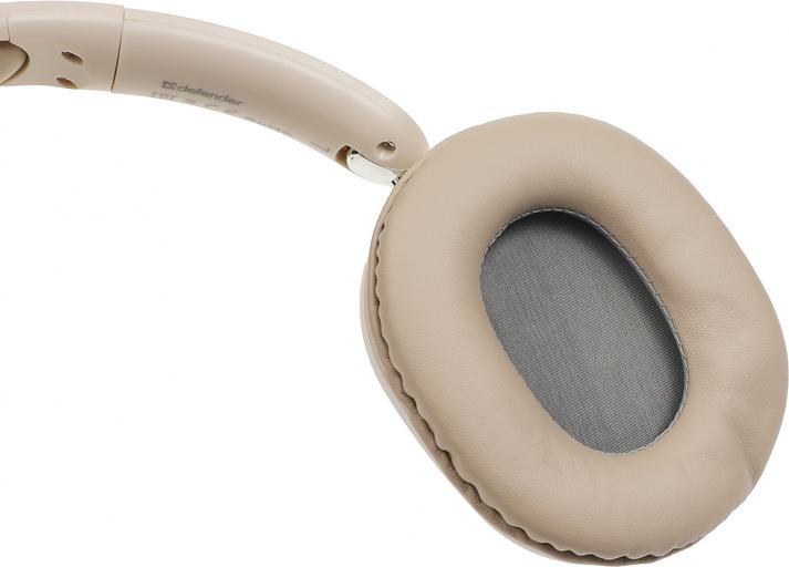 Гарнитура беспроводная DEFENDER (63642) FreeMotion B640 бежевый, микрофон, Bluetooth фото 9