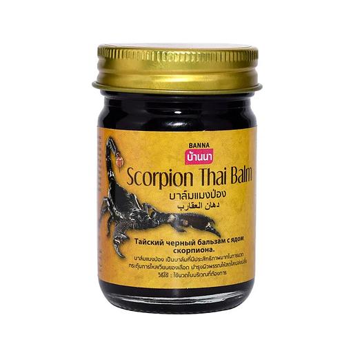 Banna тайланд бальзам черный королевский скорпион 50гр фото 1