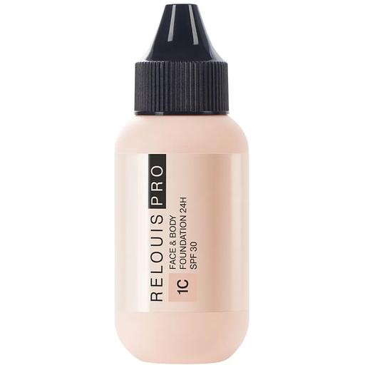Relouis тональный крем face&body foundation 24h spf31 тон:1с светлый холодный фото 1