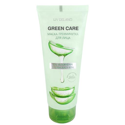 Liv delano green care маска-трехминутка для лица sos-увлажнение с гелем алоэ вера 75г фото 1