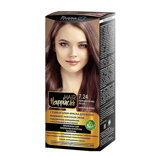 Белита-м стойкая крем-краска для волос тон №7.24 перламутрово-русый фото 1