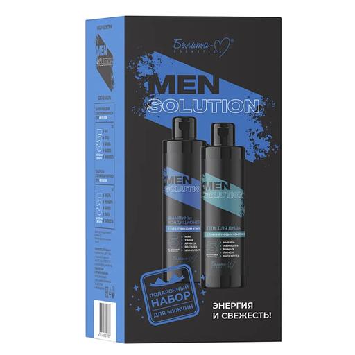 Белита-м набор «men solution» (гель для душа /шампунь-кондиционер ) фото 1