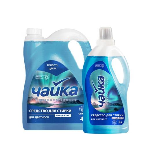 Сонца жидкое средство для стирки чайка северное сияние для цветного 4000 мл фото 1