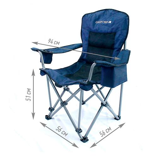 Кресло раскладное с изотермическим карманом и подстаканником фото 9