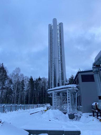 Дымовые трубы 24 м 3 газопрохада диаметром 1100 мм фото 2