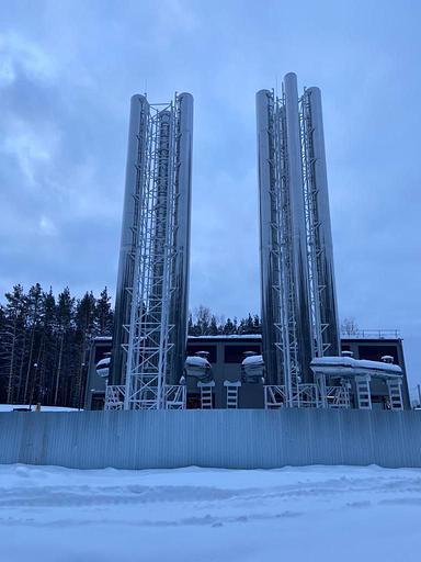 Дымовые трубы 24 м 3 газопрохада диаметром 1100 мм фото 3