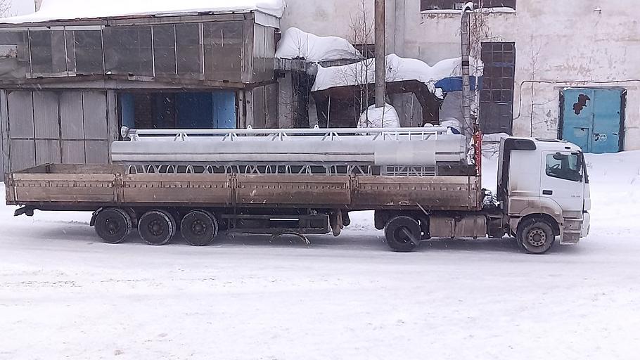Две дымовые трубы высотой 20 м с двумя газоходами ДУ 600 мм фото 1