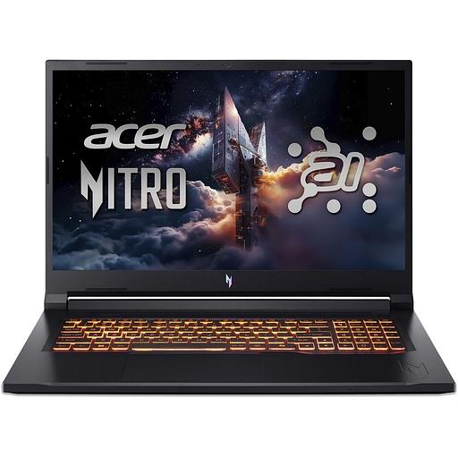 Ноутбук Acer Nitro V 17 AI ANV17-41-R9Q9 AMD Ryzen 7 260/16Gb/SSD1Tb/RTX5060 8Gb/17.3"/IPS/QHD/2560x1440/165Hz/NoOS/Black (NH.QYVCD.007) фото 1