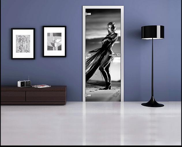 Стеклянная межкомнатная дверь «Woman-01» опт фото 1