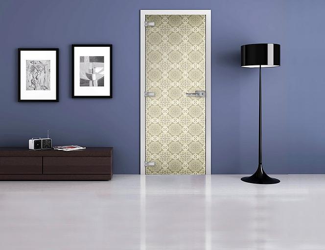 Стеклянная межкомнатная дверь «Textures-17» опт фото 1