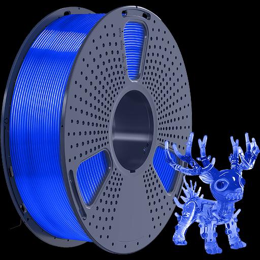 Филамент NVPRINT PLA Transparent Blue для 3D печати диаметр 1.75мм длина 330 метров масса 1 кг фото 1