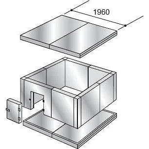 Расширительный пояс 300 мм для холодильных камер КХН-2,94/КХН-4,41 фото 1