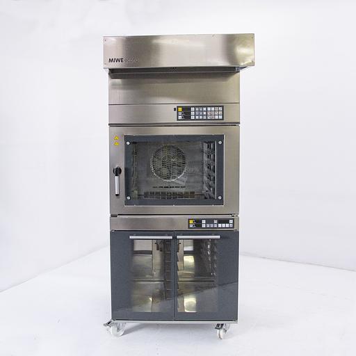 Печь конвекционная Miwe EC 6.0604/US-2.0-S с расстоечным шкафом+вытяжной зонт фото 3