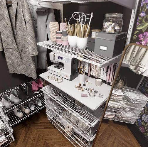 Уютная универсальная гардеробная система фото 2