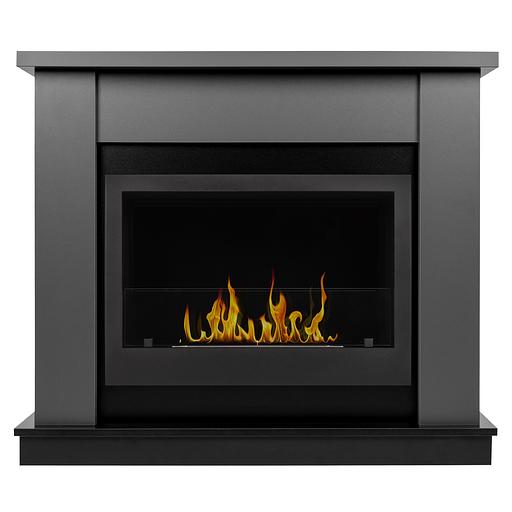Каминокомплект:Биокамин Firelight BFP/P-3020+Canto Long графит, черный фото 2