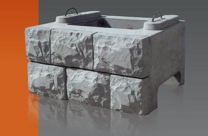 Блоки подпорных стен фото 1