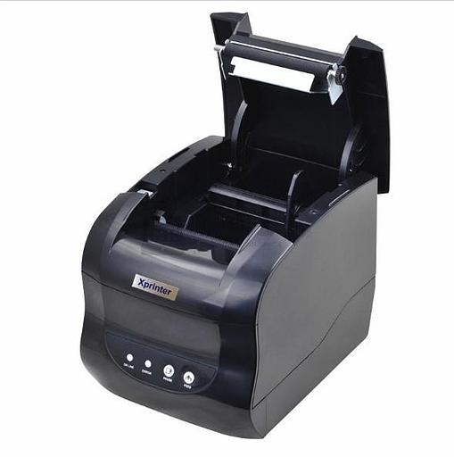 Термопринтер чеков Xprinter XP-365B для печати термоэтикеток 20-80 мм ОПТ фото 2