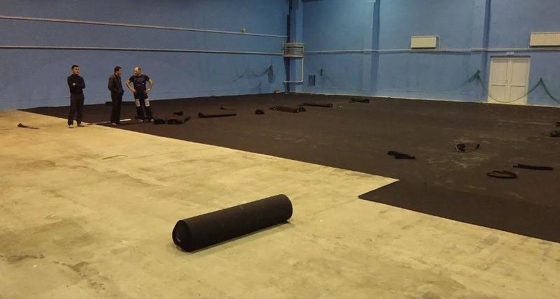 Устройство покрытий для спортзалов, фитнес-центров фото 4