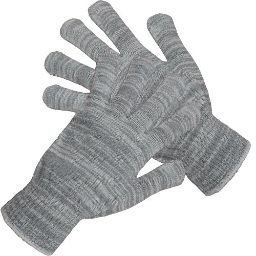 Перчатки 3 нити х/б 10 класс серые ОПТ фото 1