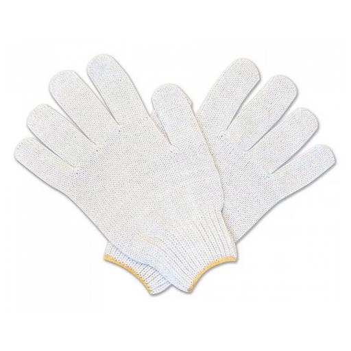 Перчатки 5 нитей х/б 10 класс белые ОПТ фото 1