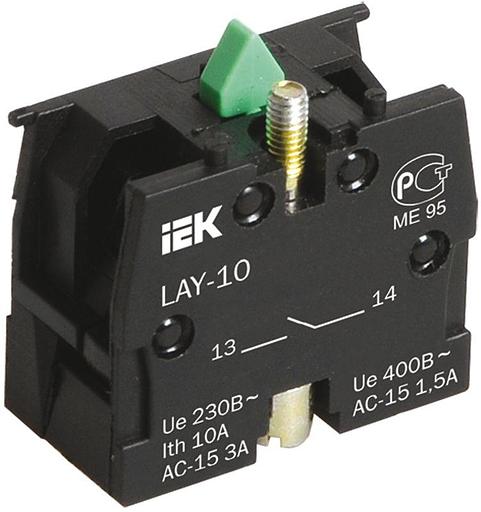 Блок контактный 1з для LAY5 ИЭК BDK21 фото 1