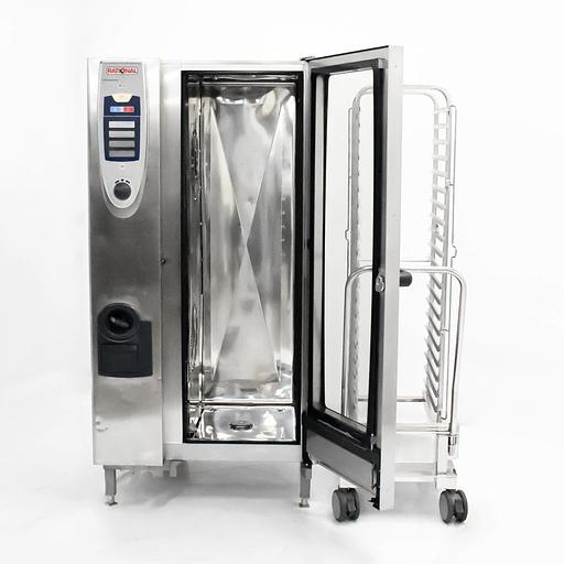 Пароконвектомат Rational SCC 201 + шпилька-тележка фото 2