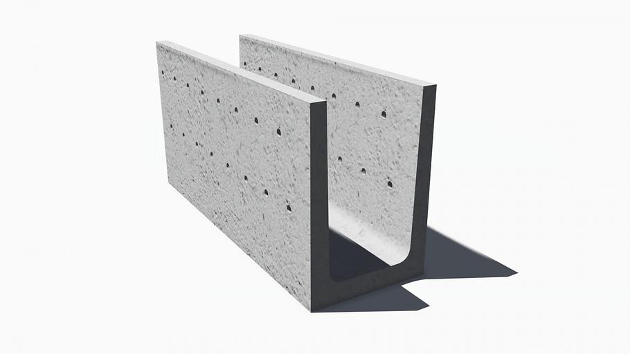 Лоток ПС отверстиями 0,5 м h 1 м фото 1