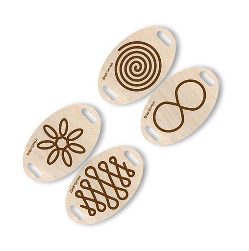 Комплект лабиринтов для развития моторики 4 шт фото 1