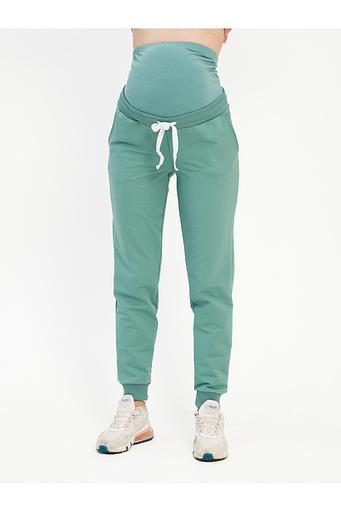 Брюки для беременных футер, оливковый Опт фото 2