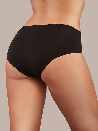 Женские трусы Senso «Миди» 3013 чёрный ОПТ фото 2