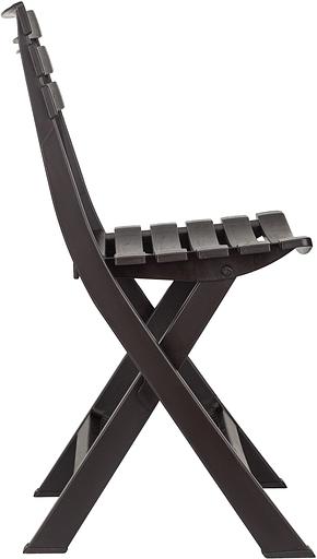 Стул садовый Domfy Garden Chair пластик (компл.:2шт) коричневый/темный шоколад (DOMFY GARDEN CHR/DBR) фото 4