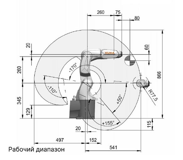 Промышленный робот KUKA KR 3 AGILUS R540 фото 4
