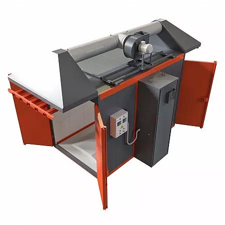 Печь полимеризации порошковой краски проходная с верхней транспортной системой фото 1