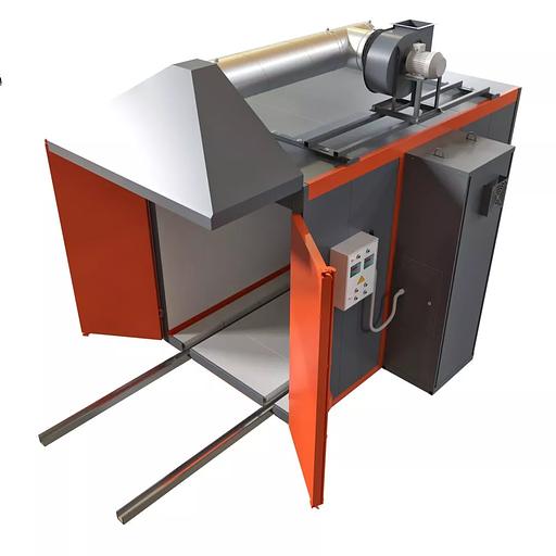 Печь полимеризации порошковой краски проходная с верхней транспортной системой фото 1