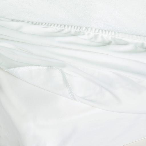 Простынь-чехол махровая с мембраной ОПТ фото 2