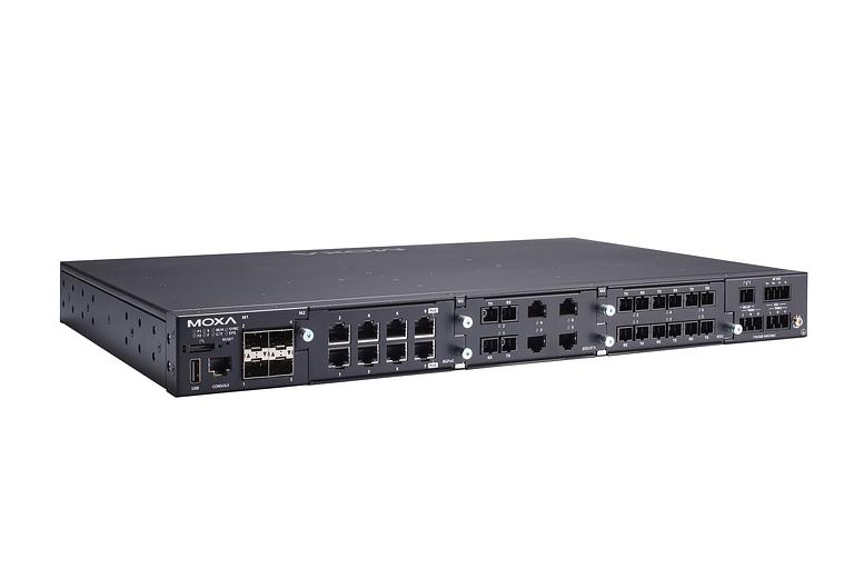 Модульный управляемый коммутатор с 4 портами 100/1000BaseSFP, 3 слотами для модулей Ethernet, 2 изолированными блоками питания (110/220 В перем./пост. тока), с расширенным диапазоном температур фото 1