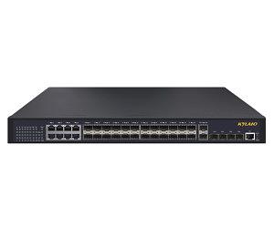 Коммутатор 2/3/4 уровня с 6 слотами SFP+10Gigabit и 24 медными портами Gigabit Ethernet (RJ45), с 2 блоками питания 220 В перем. с функцией горячей замены, 2 слотами для вентилятора фото 1