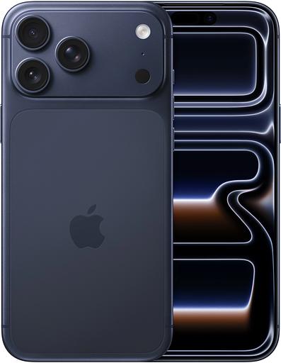 Смартфон Apple A3526 iPhone 17 Pro Max 512Gb темно-синий моноблок 3G 4G 1Sim 6.9" 1320x2868 iOS 26 48Mpix 802.11 a/b/g/n/ac/ax/be NFC GPS Protect фото 1
