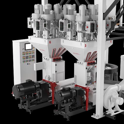 Высокоскоростная экструзионная линия на биоразлагаемом сырье Алеко «Bio» ПВД 1100/65 фото 5