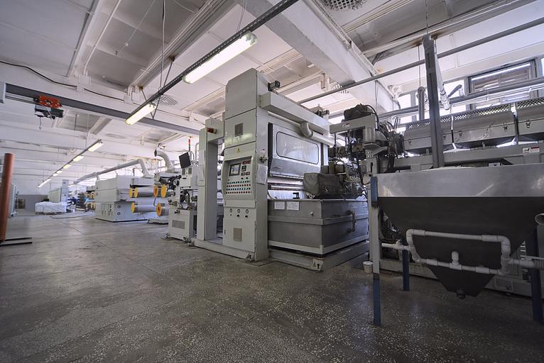 Экструдерная линия 3-х слойная производства плоской нити для плетения мешков и биг-бэгов фото 4