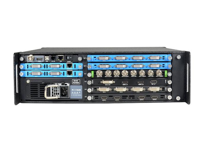 Презентационный видеопроцессор RGBlink X3 express DVI, 4 слота для модулей входа, 2 слота для модулей выходов фото 2