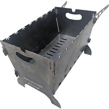 Мангал разборный «Трэвел» 1 мм с усилением ОПТ фото 1