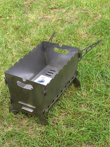 Мангал разборный «Трэвел» 1 мм с усилением ОПТ фото 9